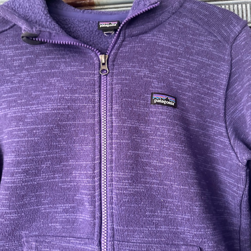 Patagonia Better Sweater Zip Up Hoodie Women Purple Size S - Picture 3 of 5